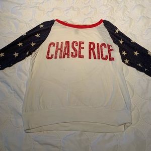 Chase Rice American flag long sleeve
